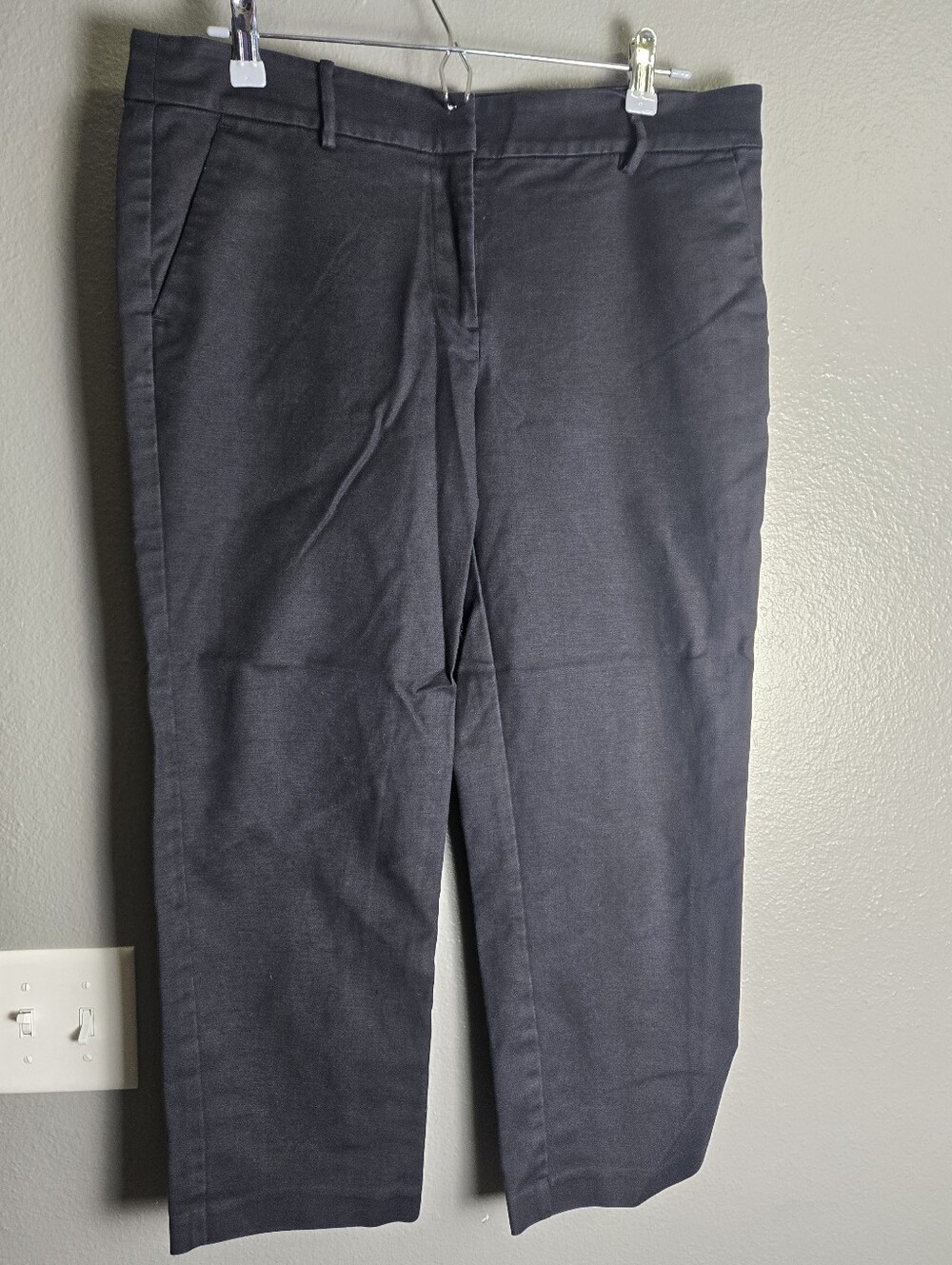 Loft 2024 The Riviera Slim Black Ankle Pants Size 8